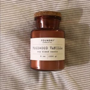 rosewood vanilla candle